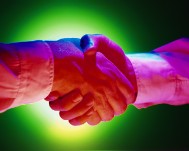 CORE Improv Link Partner Handshake