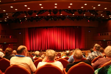 Audience Waiting for Improv Show