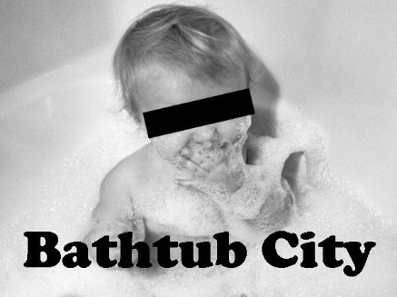 Logo for Bathtub City, St. Louis Improv